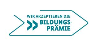 Wir akzeptieren die Bildungsprämie